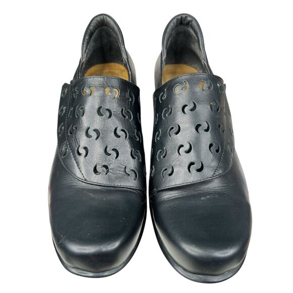 NAOT Women’s Precious Black Leather Mary Jane Size 38 US 7 - Picture 7 of 11